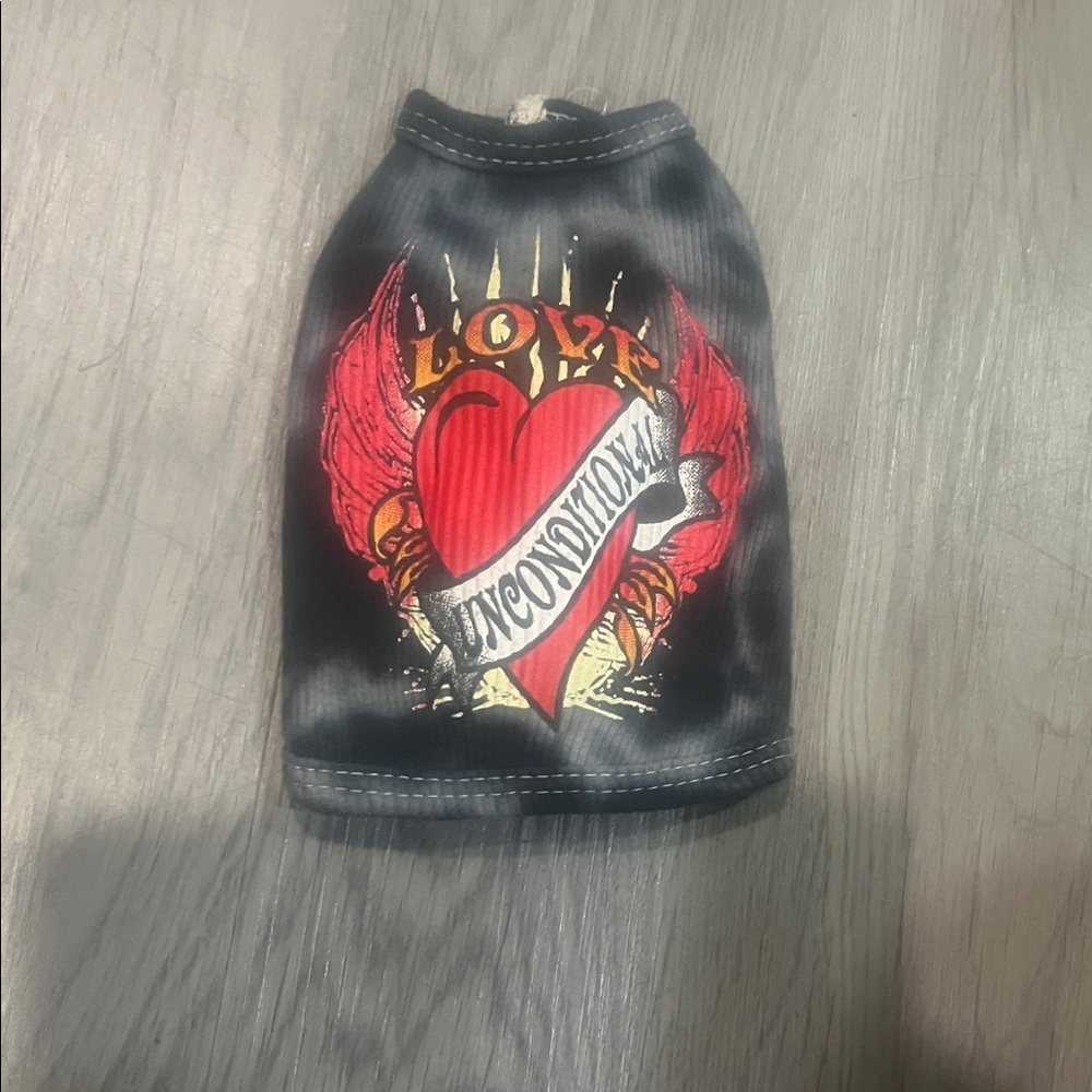 Heart Graphic Dog Shirt